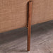 Adler Modern Brown Fabric Ottoman