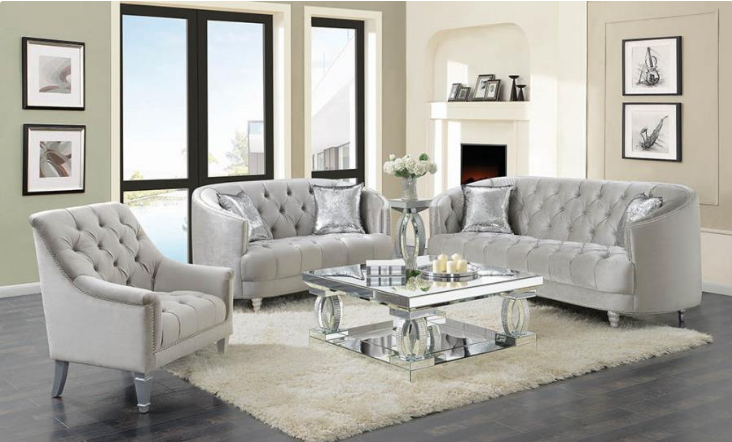 Dara Sofa - Grey Transitional Sofa | NorCal Furniture Santa Clara CA