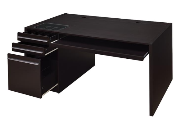 TON OFFICE TABLE - Brown Contemporary Office Table | NorCal Furniture Santa Clara CA