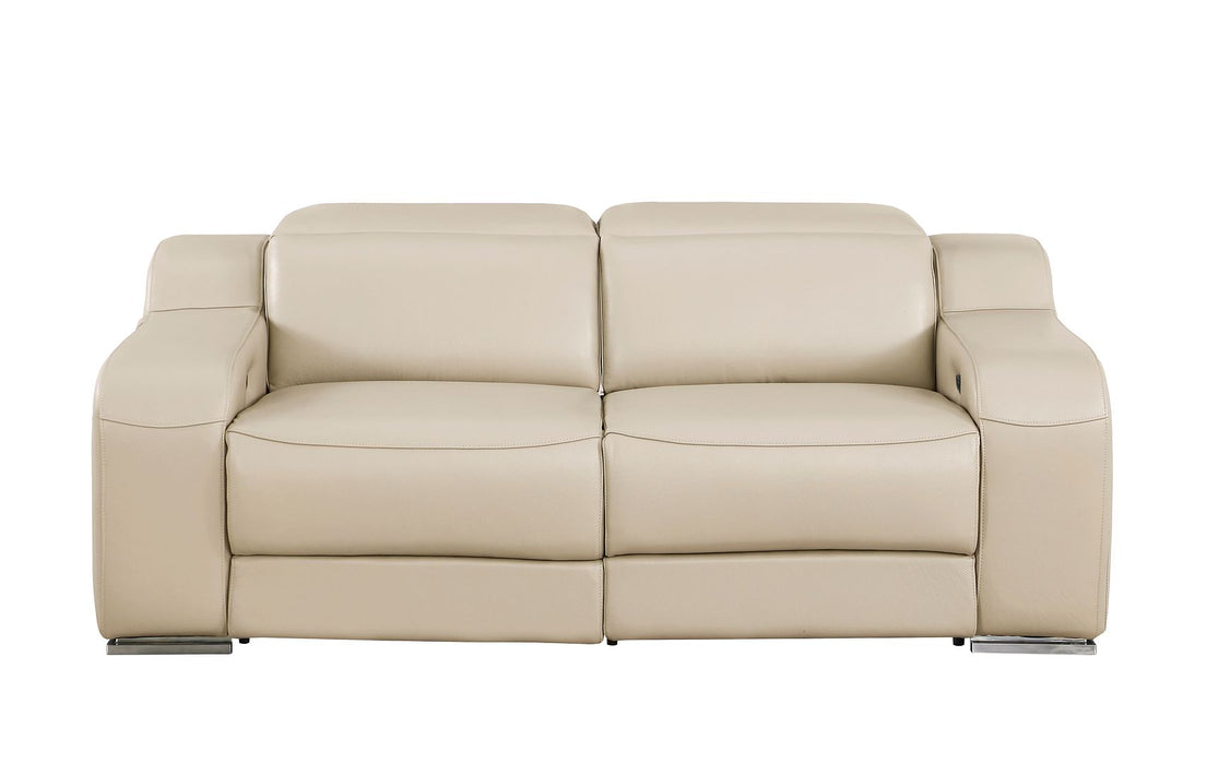 Global United 6111 3-Piece Reclining Set – Beige