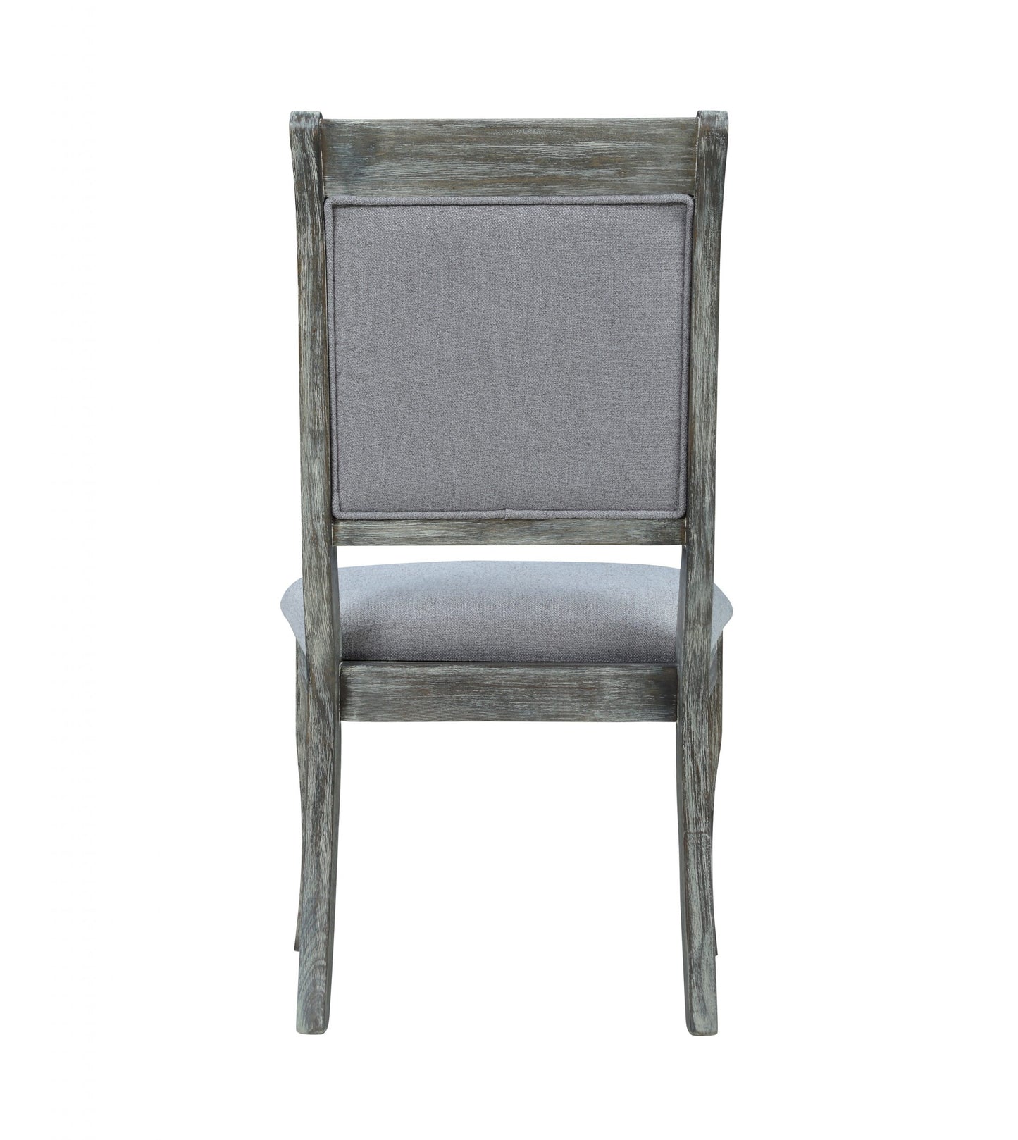 GREY - UPHOLSTERED PADDED SIDE DINING CHAIR