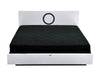 Ovidius - Modern White Crocodile Lacquer Bed