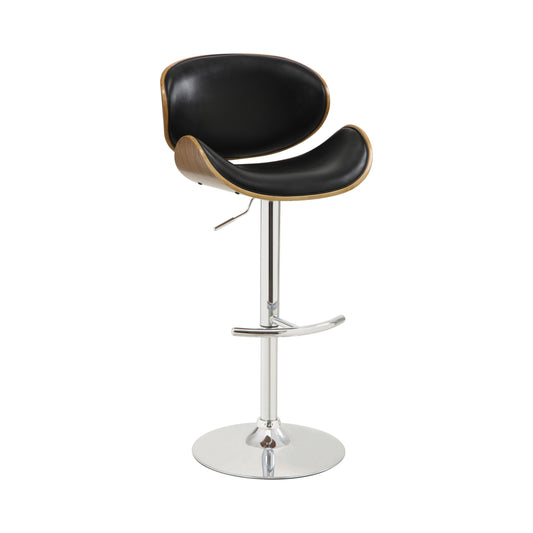 BLACK - ADJUSTABLE BAR STOOL