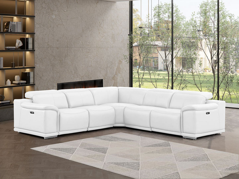 2679 Sectional - White 5pc