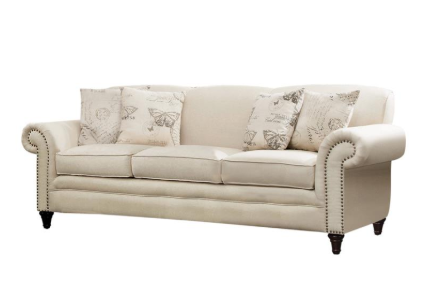 Essence Nohrah White Sofa