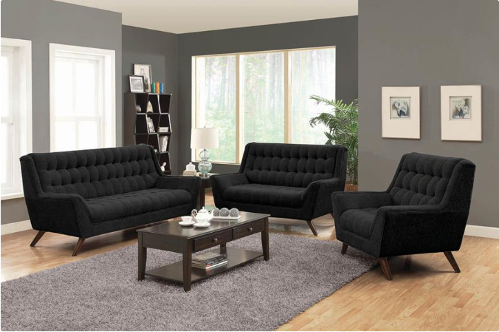 Essence Natalia Black Sofa