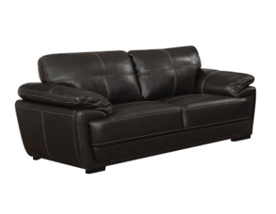 Everyday Black Stationary Sofa