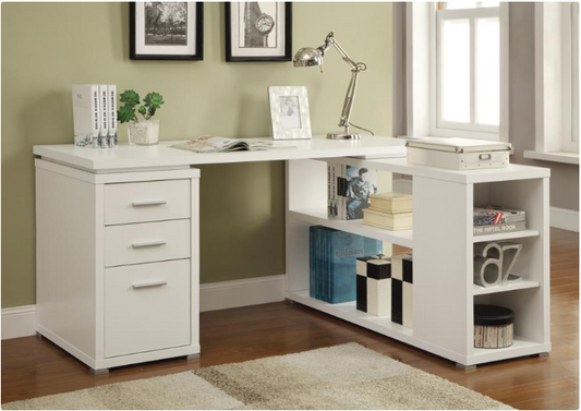 Essence Yvette White Office Desk