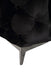 Delilah - Glam Black Fabric Sectional Sofa
