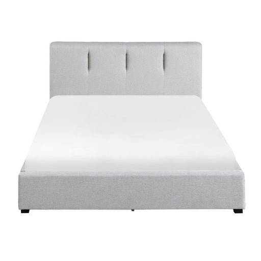 Aitana platform bed in Gray — front