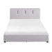 Aitana platform bed in Gray — front