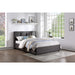 Aitana platform bed in Graphite — side