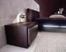 SMA Matrix Contemporary Tobacco Nightstand