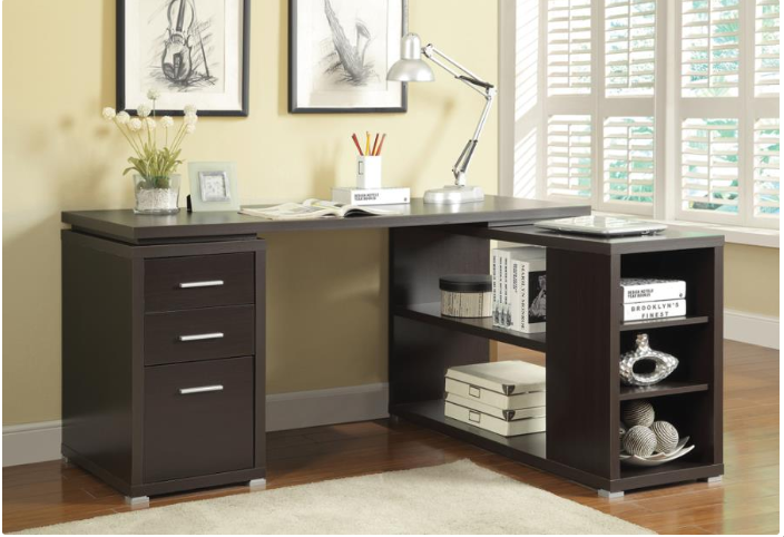 Essence Yvette Cappuccino Office Desk