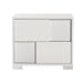 Monza Italian Modern White Nightstand