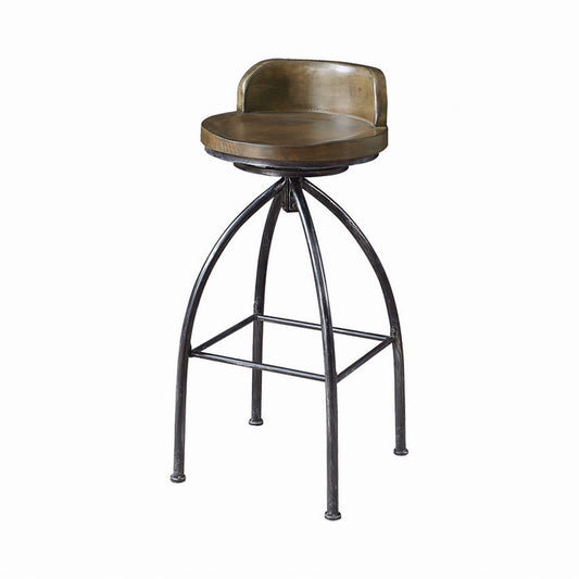 BLACK - SWIVEL BAR STOOL