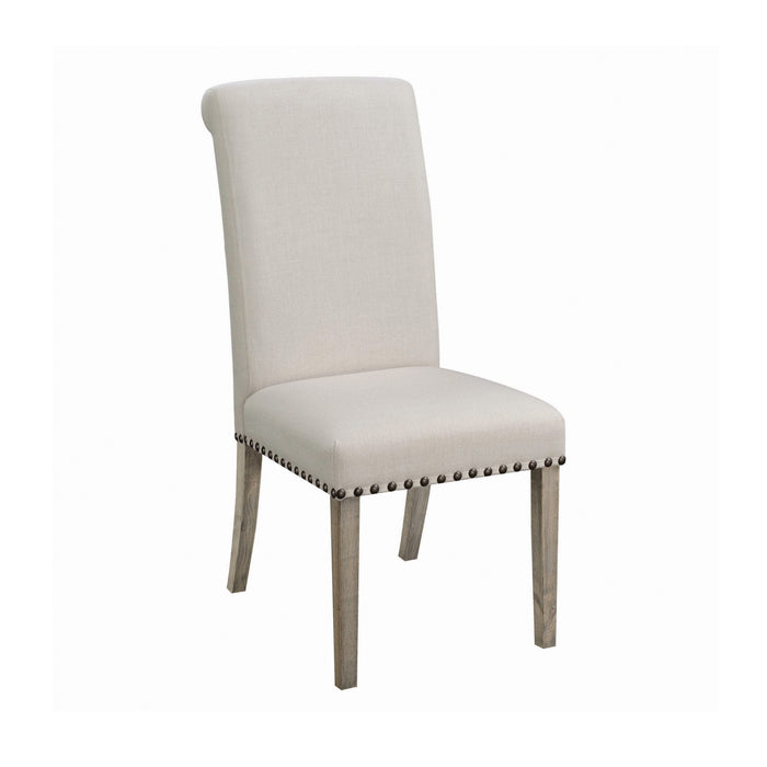 W SNOW  SIDE CHAIR - Beige Dining Chair | NorCal Furniture Santa Clara CA