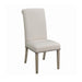 W SNOW  SIDE CHAIR - Beige Dining Chair | NorCal Furniture Santa Clara CA