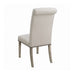 W SNOW  SIDE CHAIR - Beige Dining Chair | NorCal Furniture Santa Clara CA