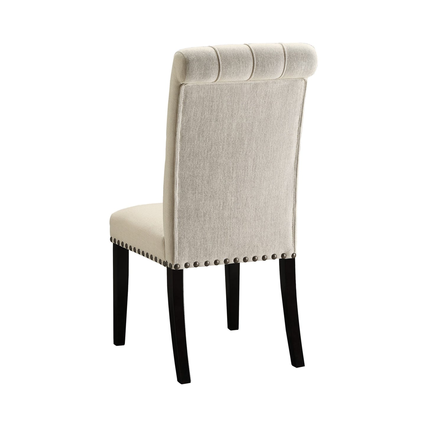 CREAM - UPHOLSTERED SIDE DINING CHAIR