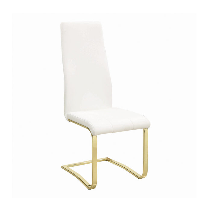 TELLO  DINING CHAIR - White Contemporary Dining Chair | NorCal Furniture Santa Clara CA