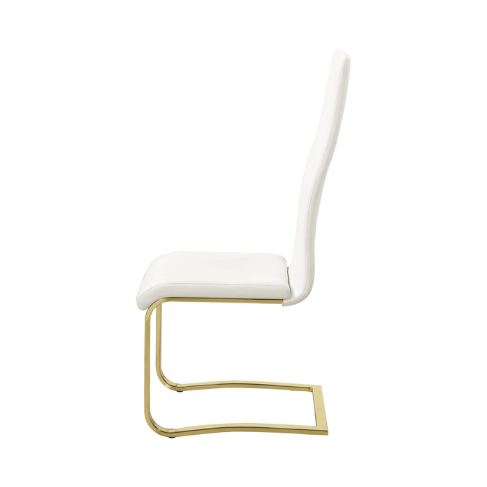 TELLO  DINING CHAIR - White Contemporary Dining Chair | NorCal Furniture Santa Clara CA