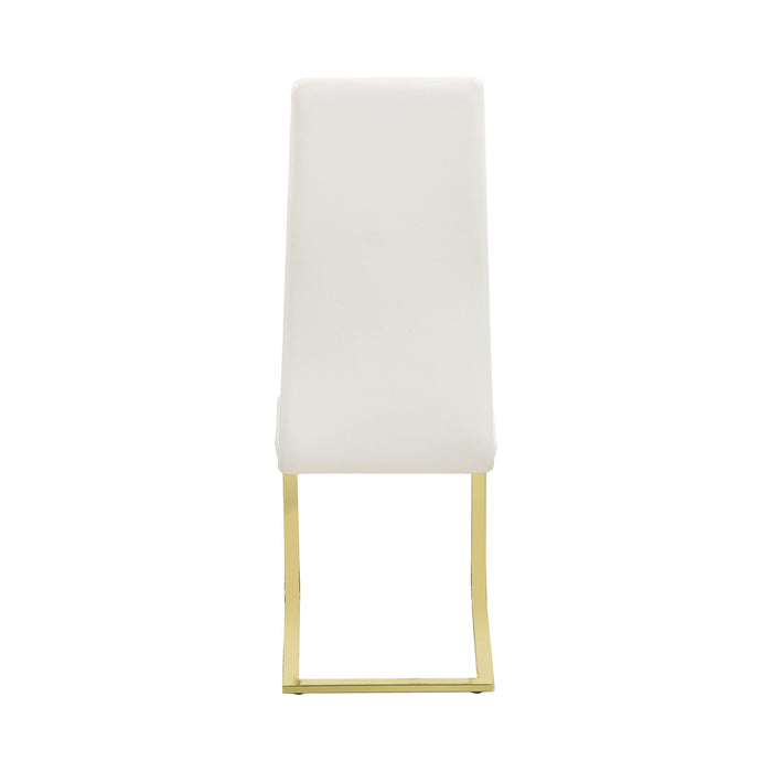 TELLO  DINING CHAIR - White Contemporary Dining Chair | NorCal Furniture Santa Clara CA
