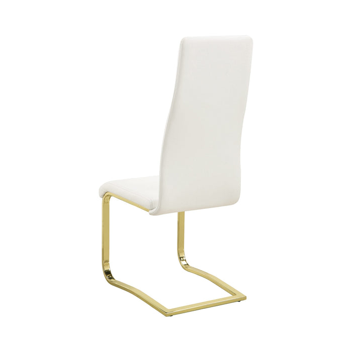 TELLO  DINING CHAIR - White Contemporary Dining Chair | NorCal Furniture Santa Clara CA