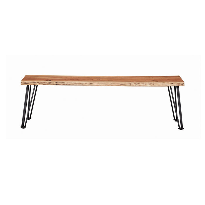 ACACIA  DINING BENCH - Black Dining Bench | NorCal Furniture Santa Clara CA
