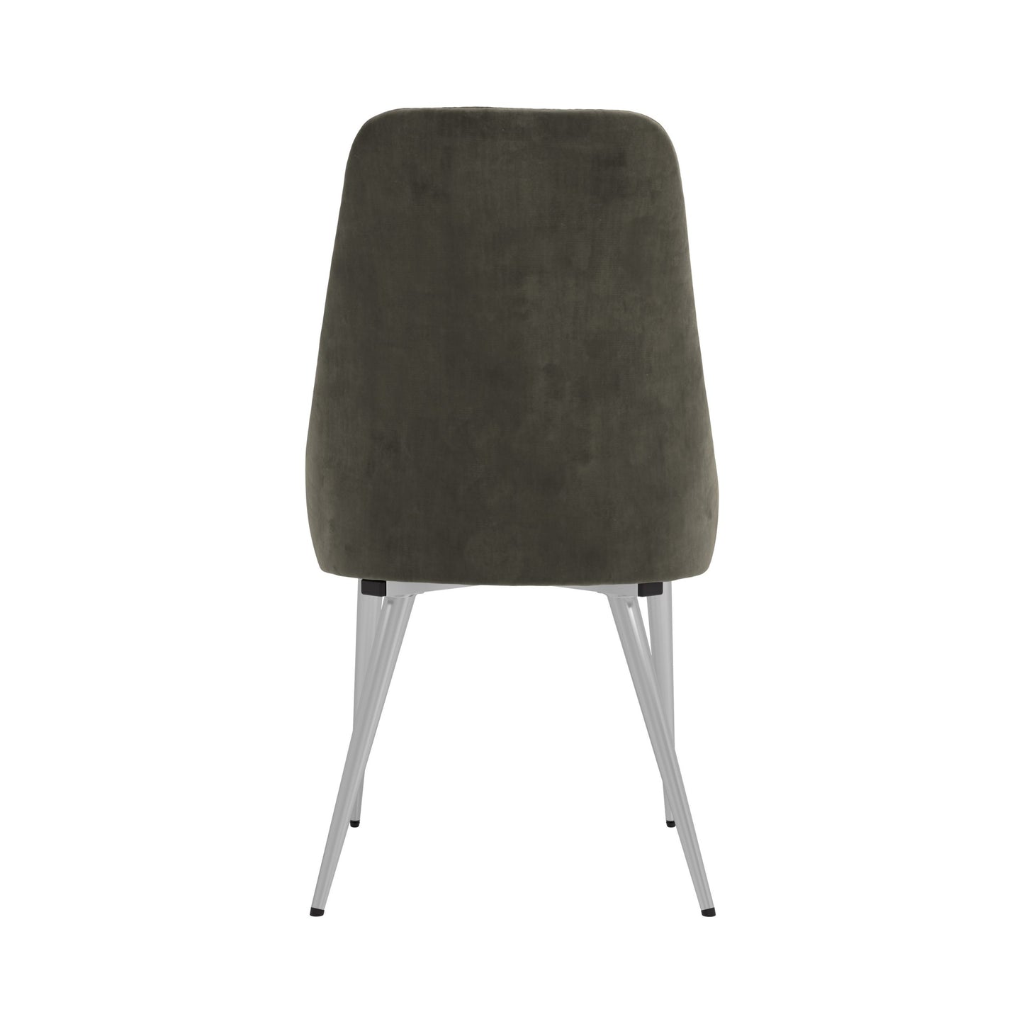 GREY - CURVED BACK SIDE DINING CHAIR