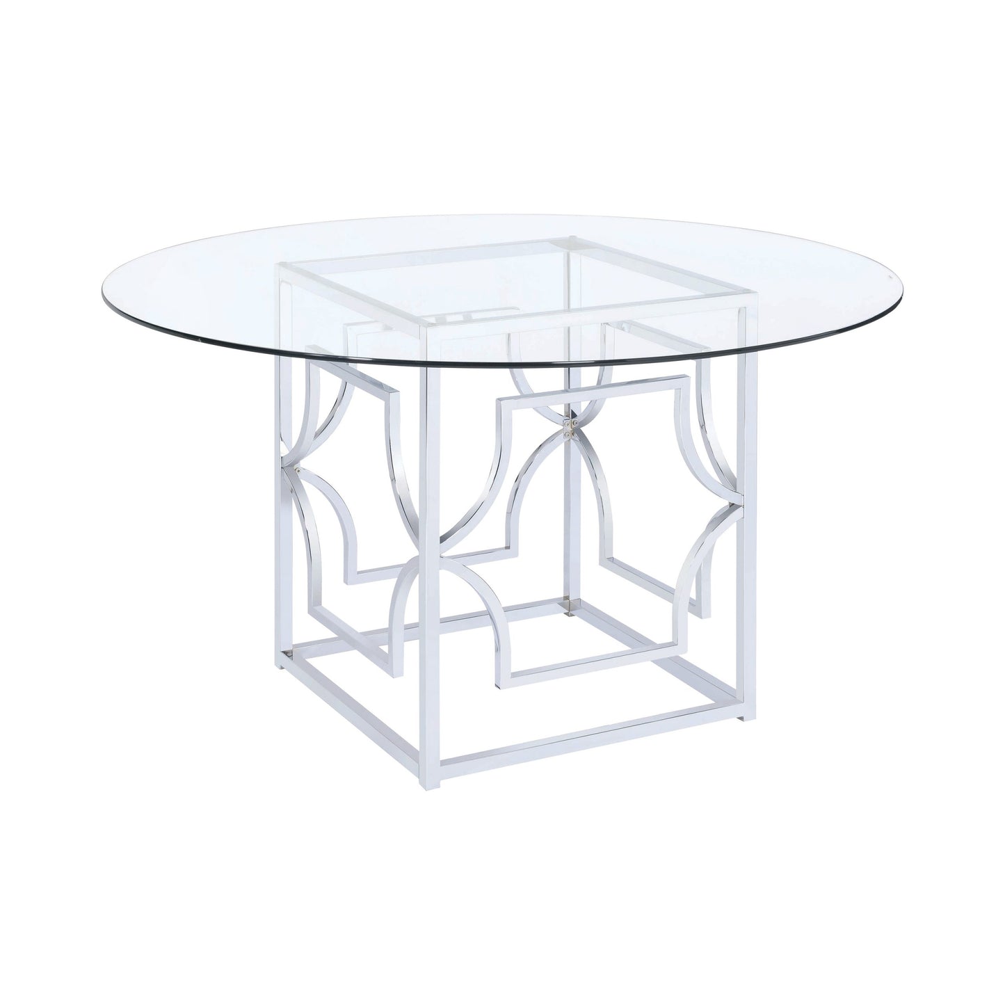 CHROME - DINING TABLE BASE