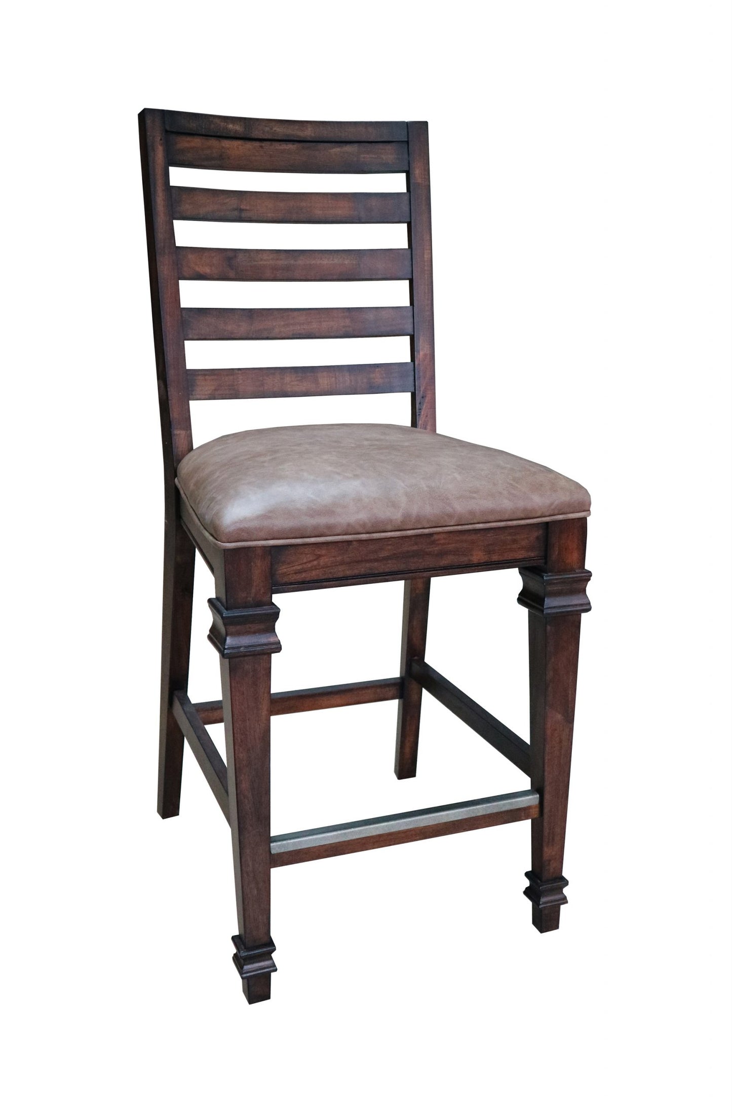 BROWN - COUNTER HEIGHT CHAIR