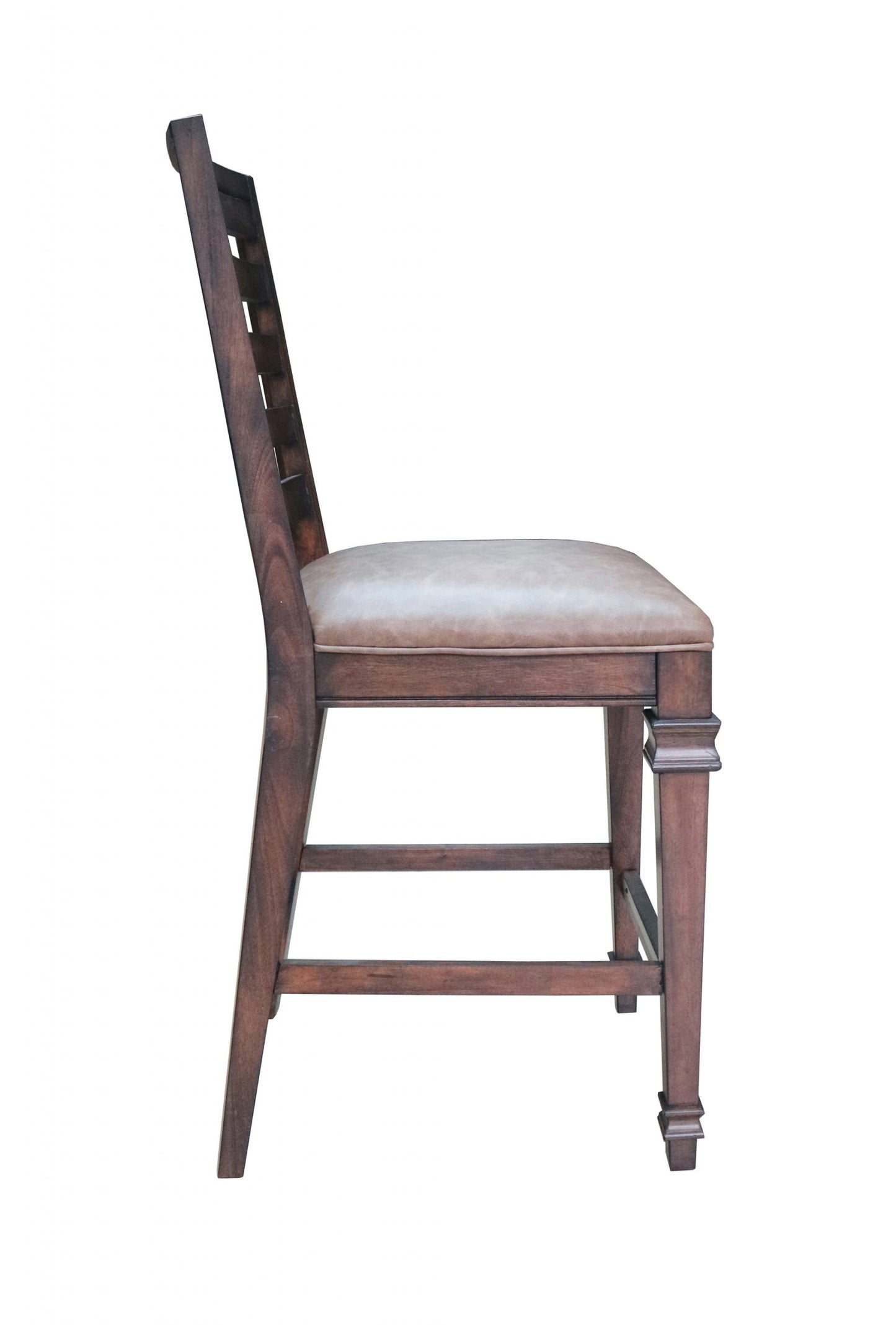 BROWN - COUNTER HEIGHT CHAIR