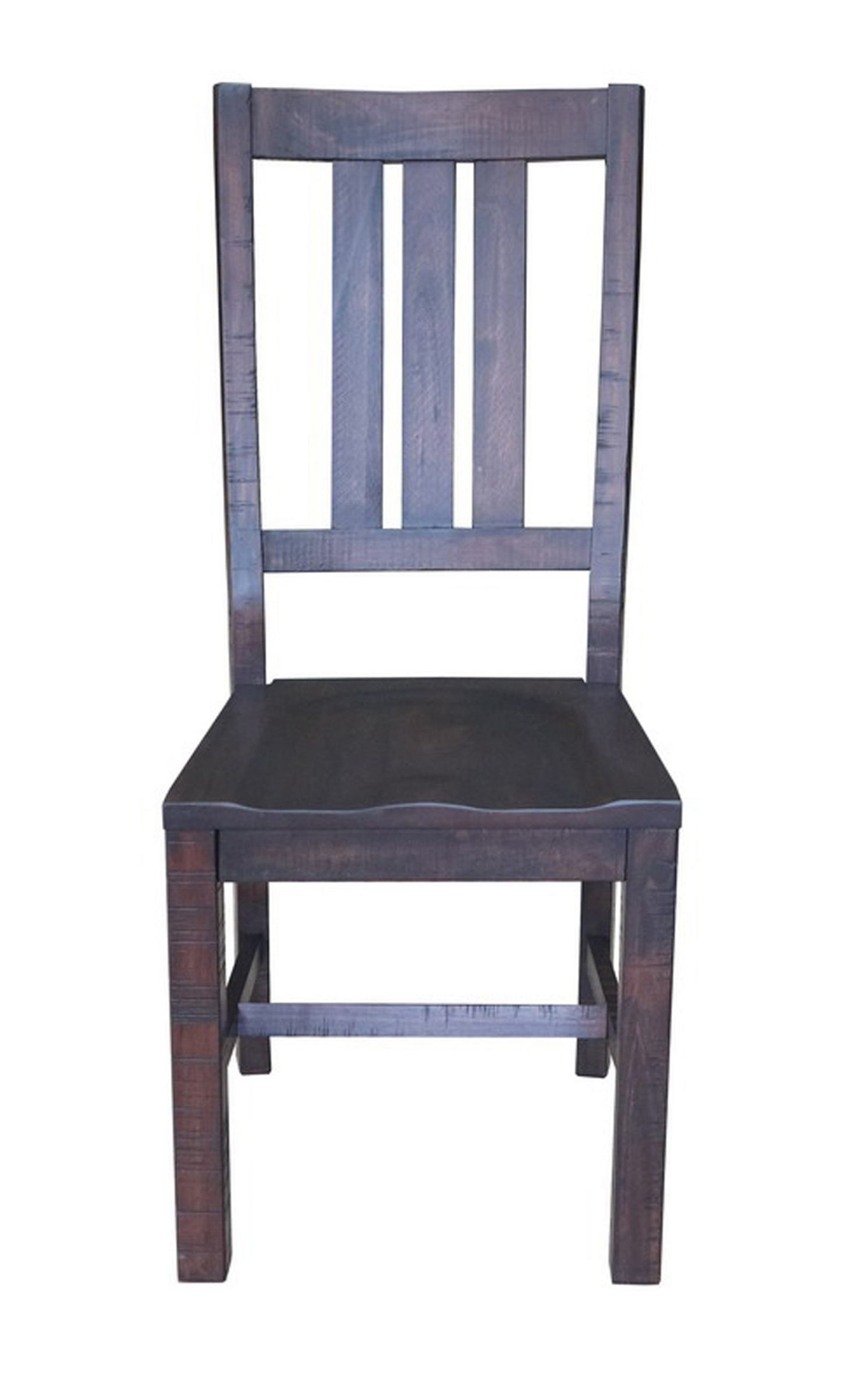 BROWN - SLAT BACK DINING CHAIR