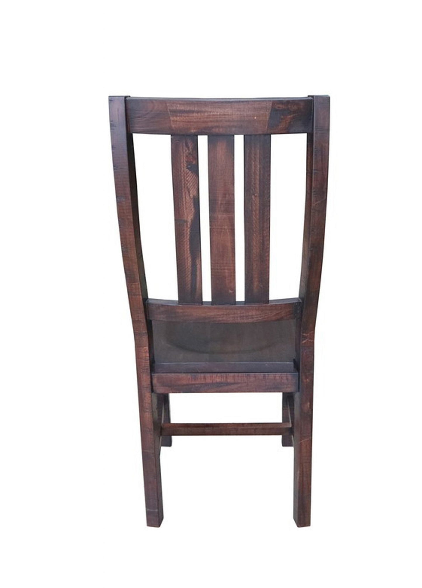 BROWN - SLAT BACK DINING CHAIR