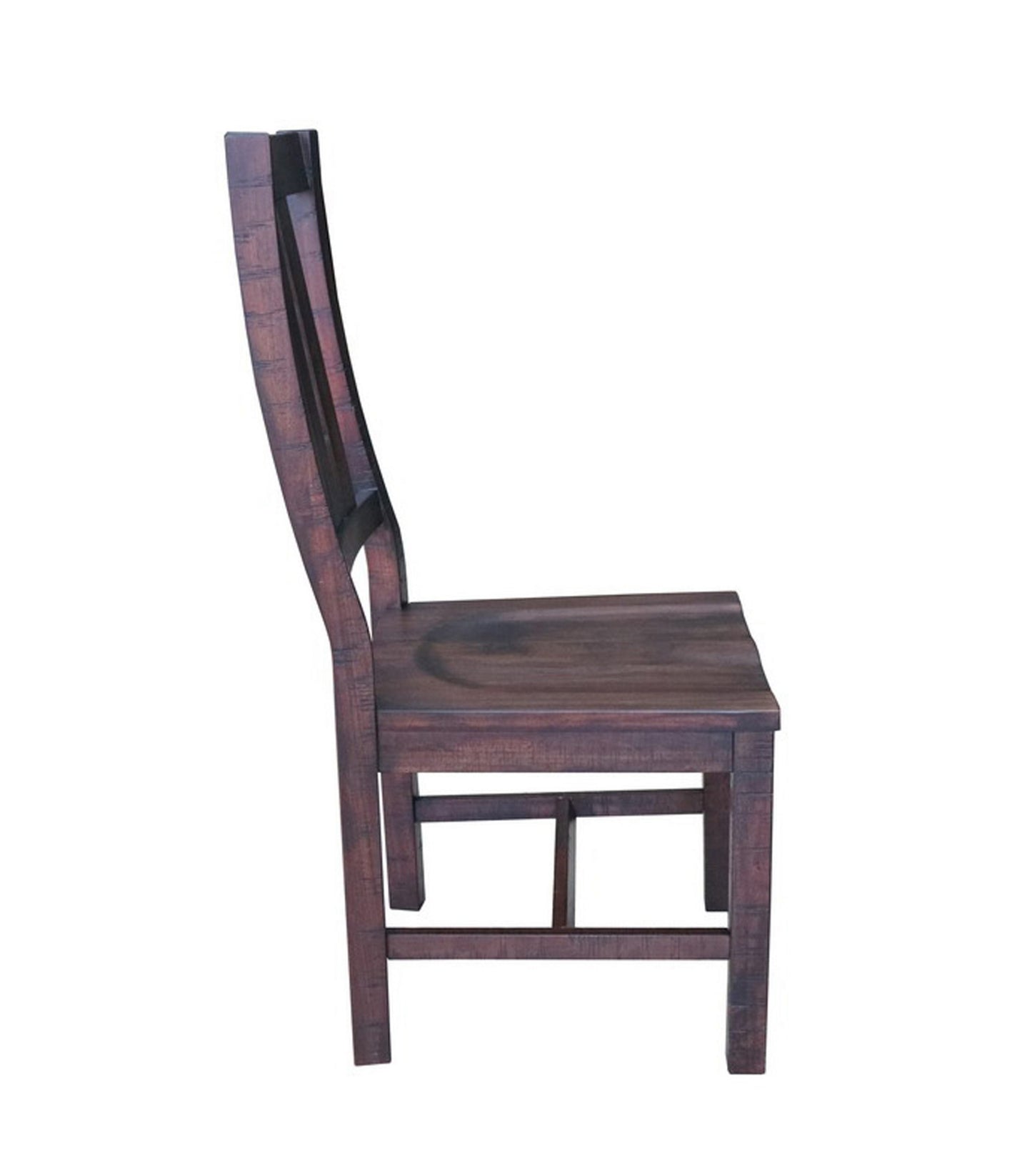 BROWN - SLAT BACK DINING CHAIR