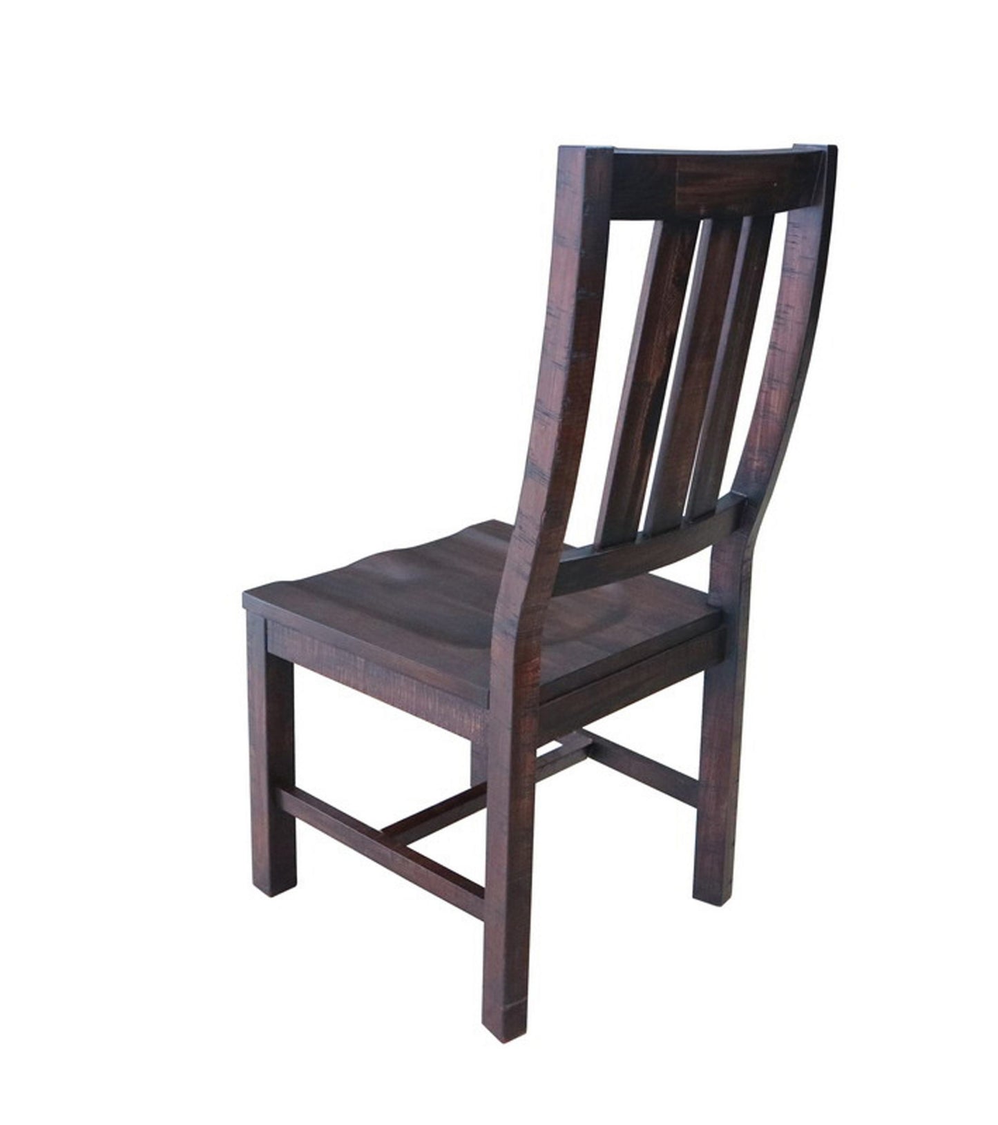 BROWN - SLAT BACK DINING CHAIR