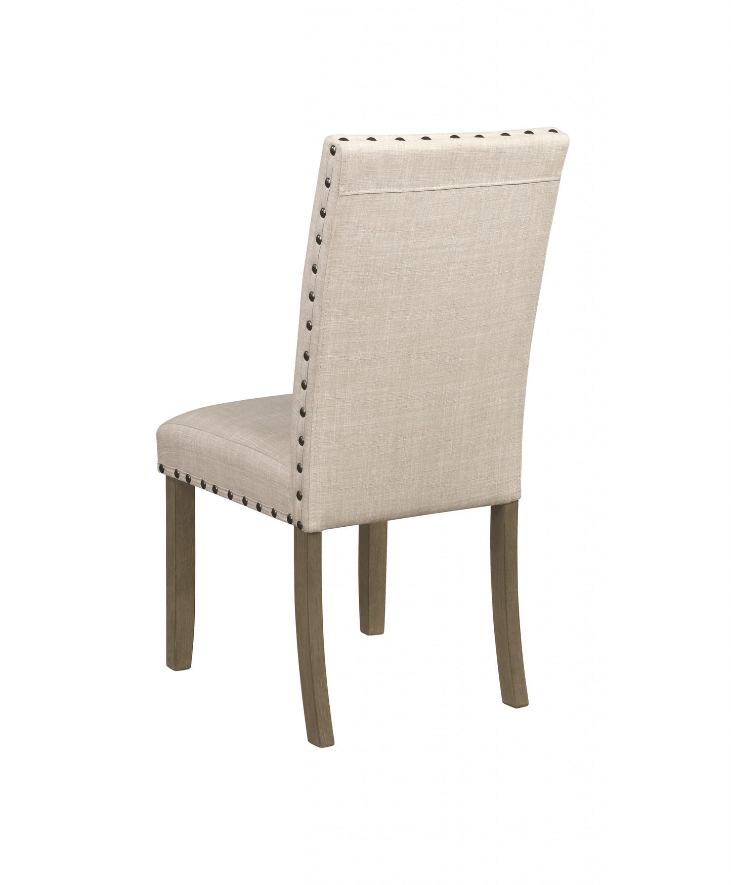 BEIGE - UPHOLSTERED DINING SIDE CHAIR