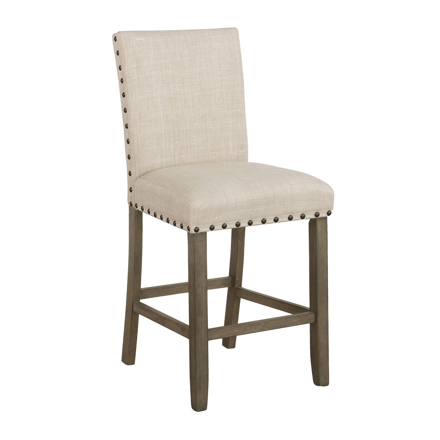 BEIGE  - COUNTER HEIGHT STOOL