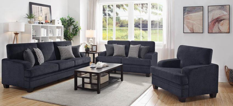 Everyday Grey Brown Stationary Loveseat