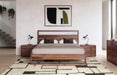 Berlin - Modern Walnut Bed
