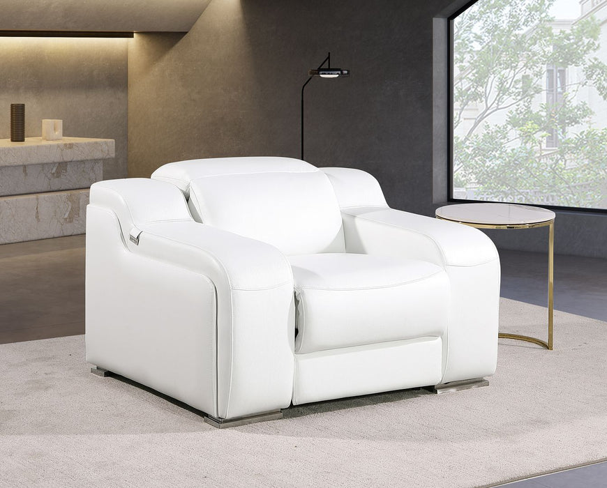 Global United 6111 Power Reclining Chair | Genuine Leather