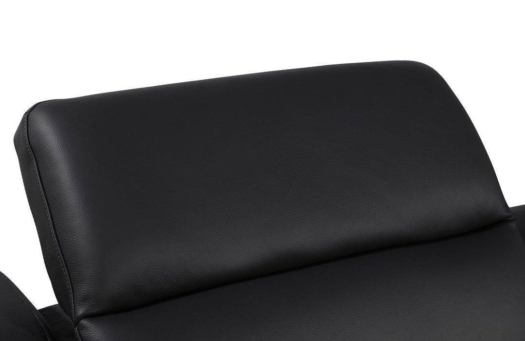 Global United 6111 Power Reclining Loveseat | Genuine Leather