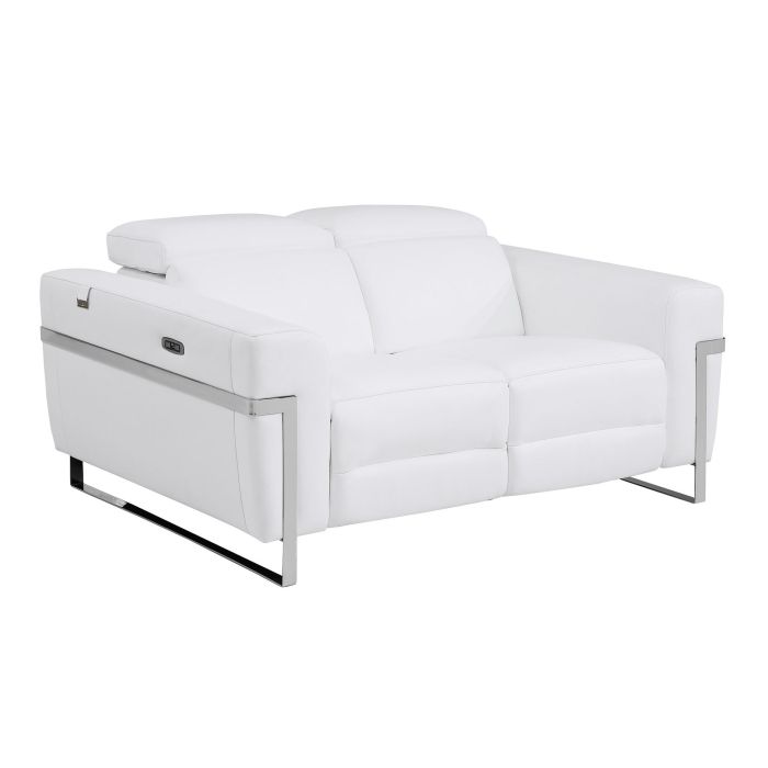 DivanItalia 990 3-Piece Reclining Set (Sofa, Loveseat & Chair) | Italian Leather