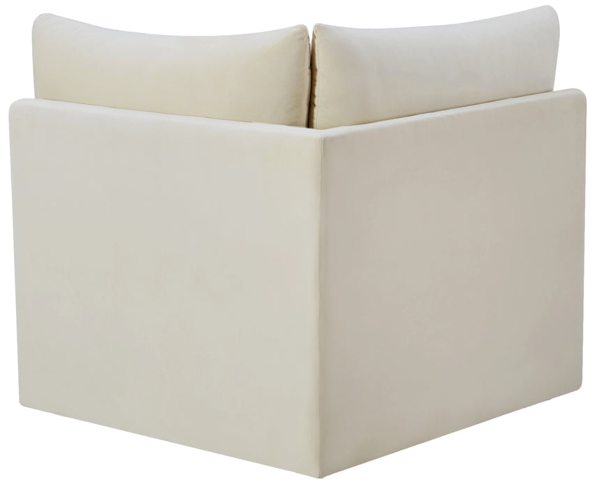 Jacob Cream Velvet Corner