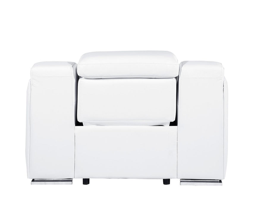 Global United 6111 Power Reclining Chair | Genuine Leather