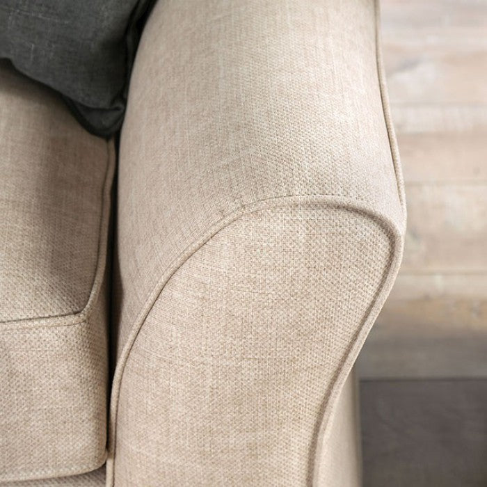 Como Loveseat - Beige Transitional Loveseat | NorCal Furniture Santa Clara CA