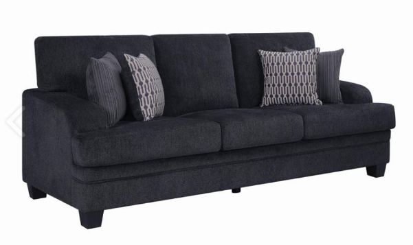 Everyday Grey Brown Stationary Sofa