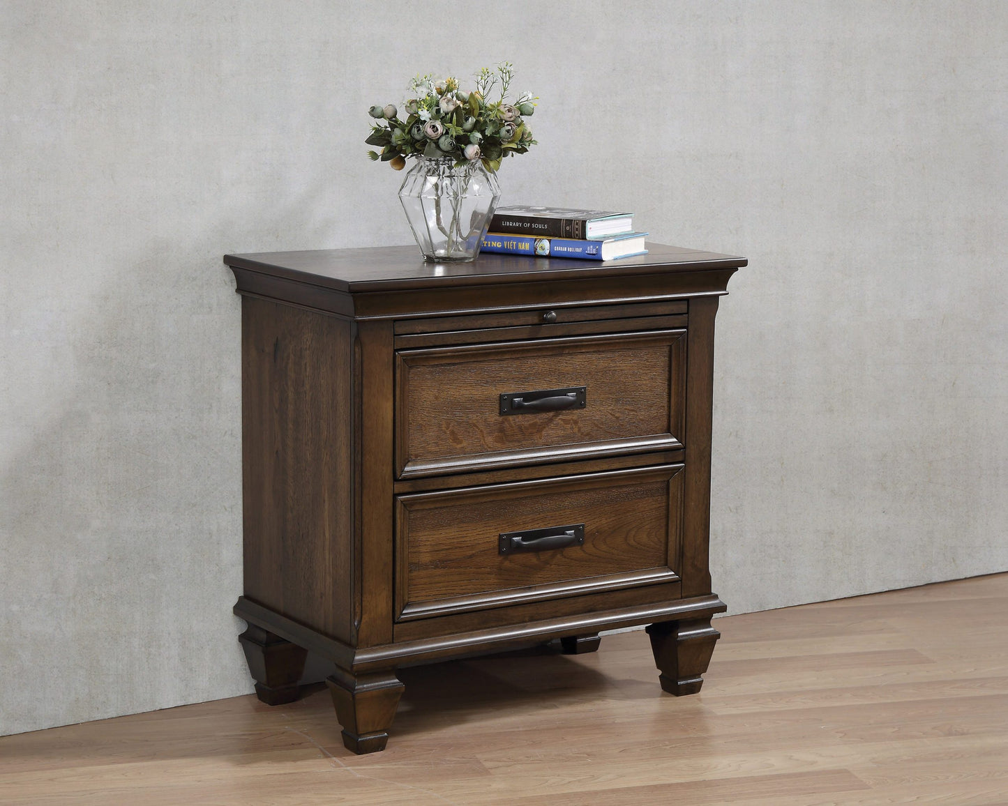 BURNISHED OAK - NIGHT STAND