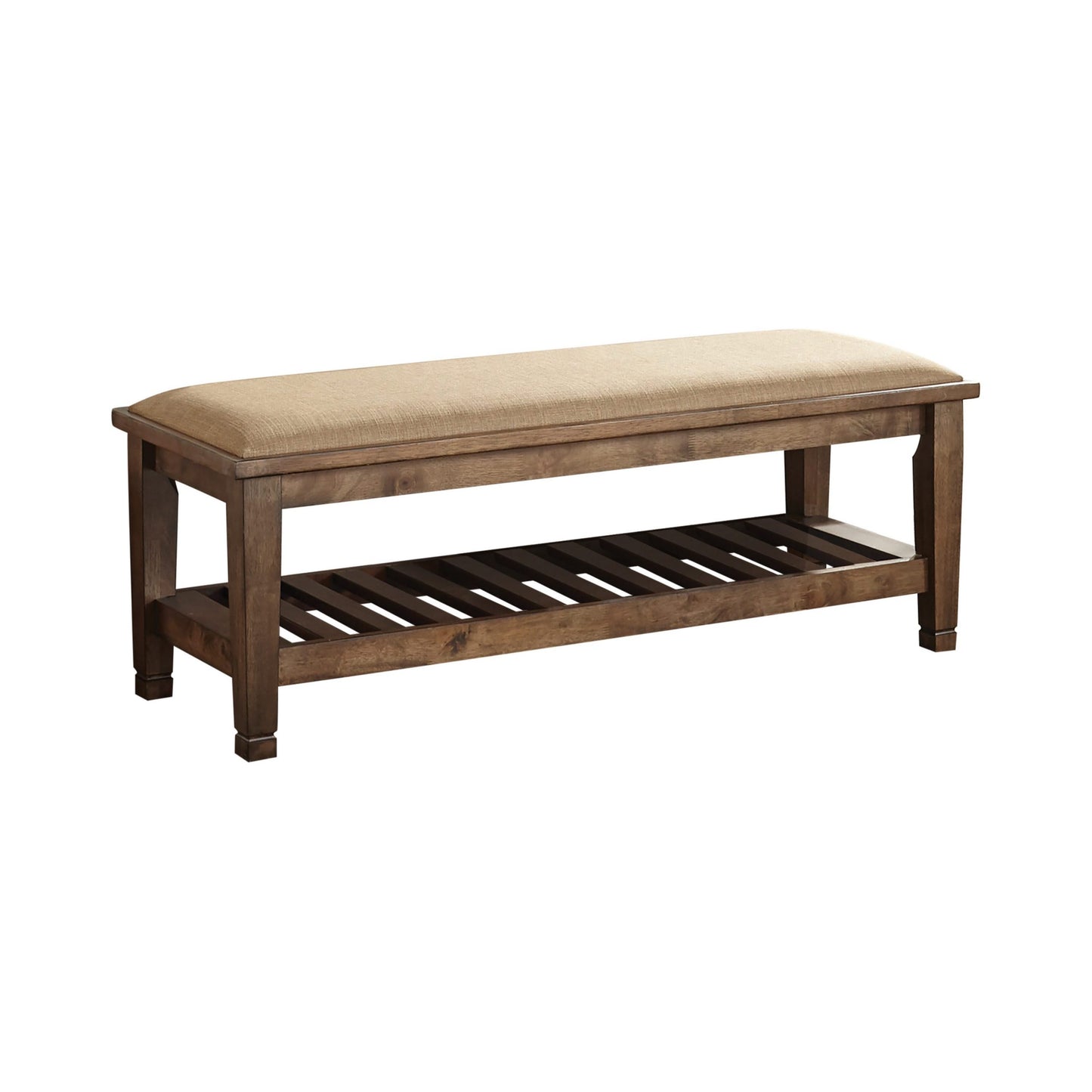 BURNISHED OAK - BENCH